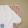 Mebie Baby Hooded Towel, Daisy Dream, 100% Muslin Cotton, Cozy and Breathable Bath Towel for Newborn, Infant and Toddler, Unisex, Floral Pattern, 33.4 x 33.4 inches, 0.79 pounds