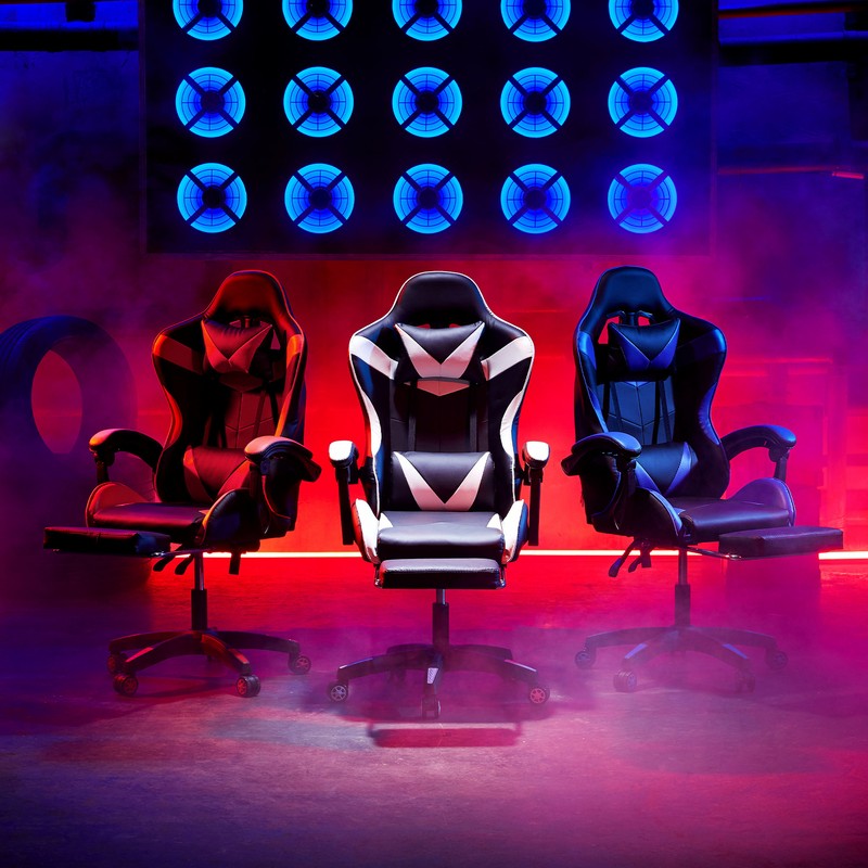 Gaming Stuhl Racing Gamingstuhl Bürostuhl Chefsessel Drehstuhl Schreibtischstuhl