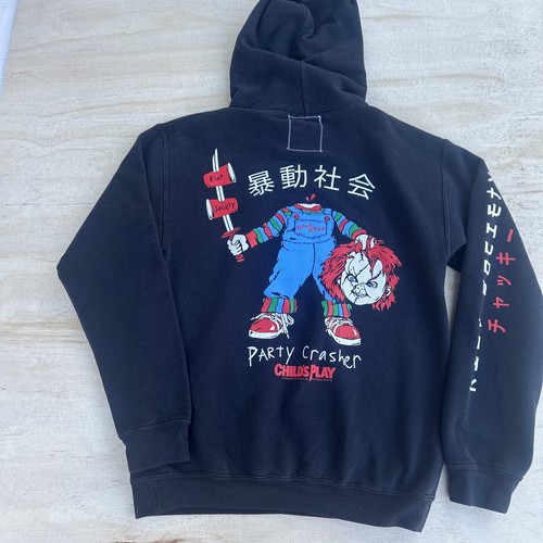 Riot Society Hoodie Mens XS (S) Black Pullover Child's Play