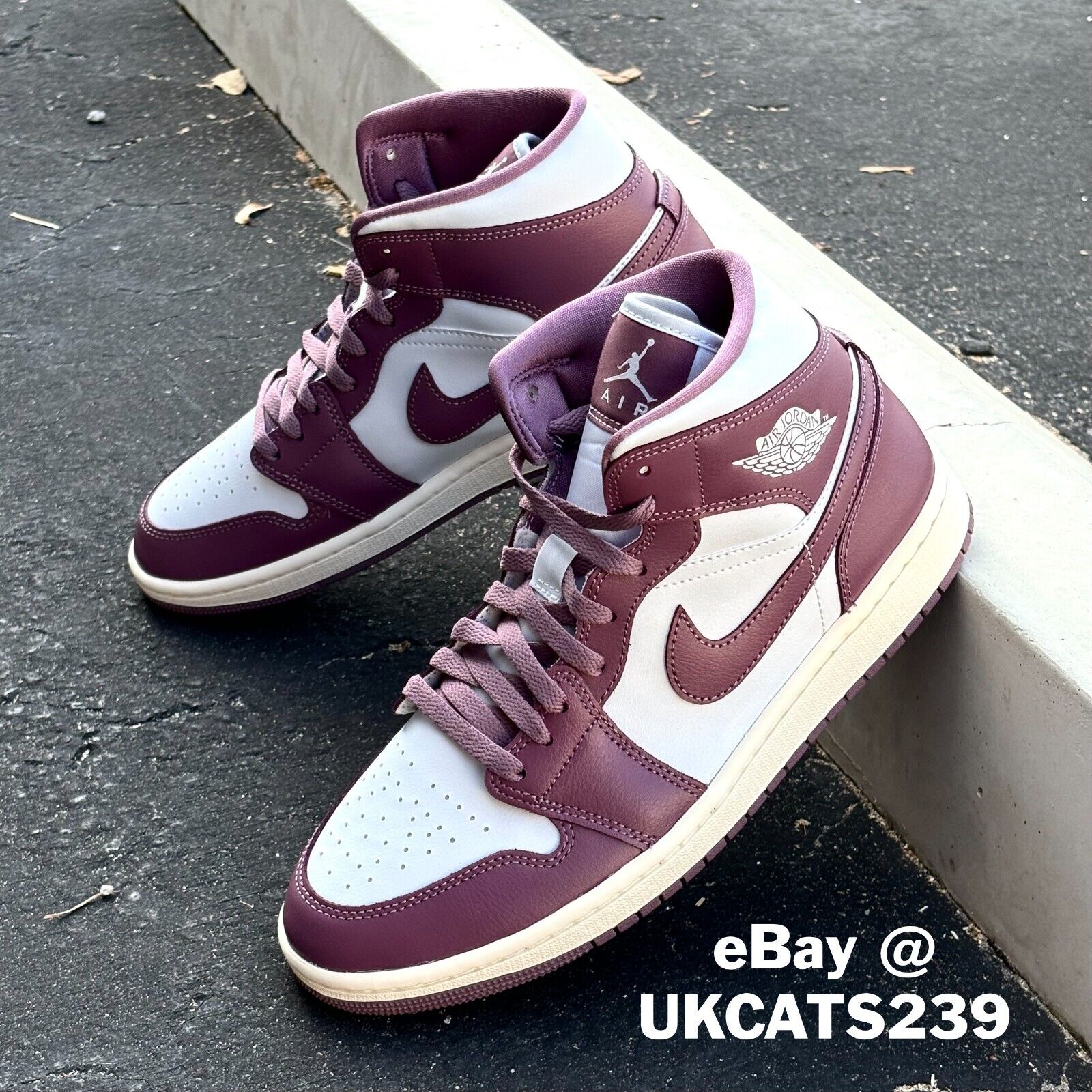 Nike Air Jordan 1 Mid Shoes Sky J Mauve Pure Platinum Sail Nike Air Jordan 1 Mid Shoes Sky J Mauve Pure Platinum Sail