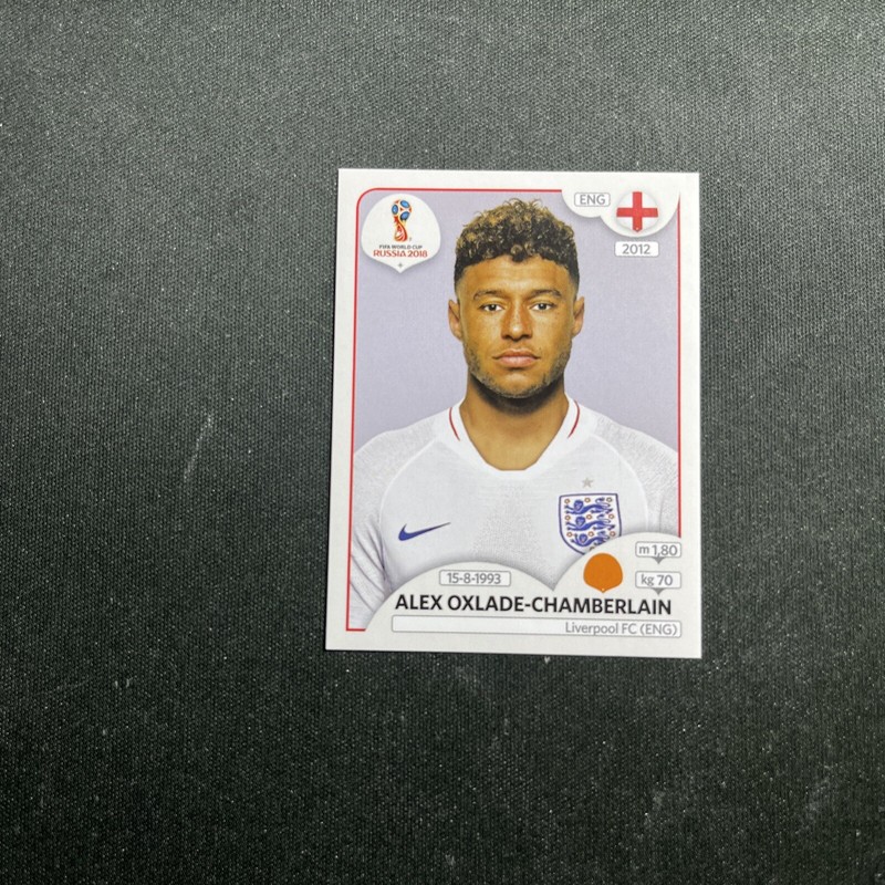 583 Oxlade Chamberlain England Panini Fifa World Cup Russia 2018 Sticker Foot
