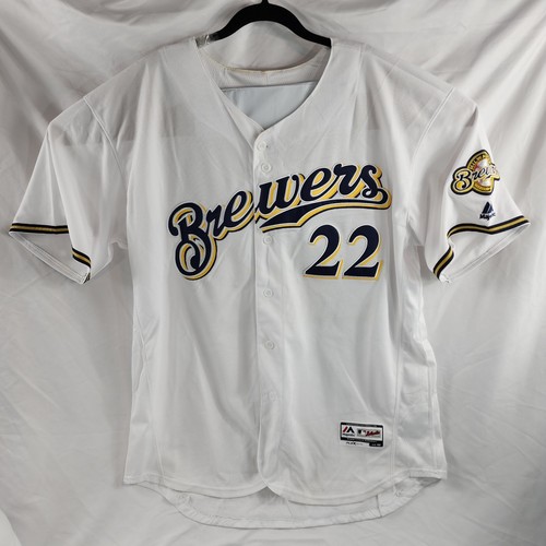 Christian Yelich #22 Milwaukee Brewers Jersey Men Size 52 XL