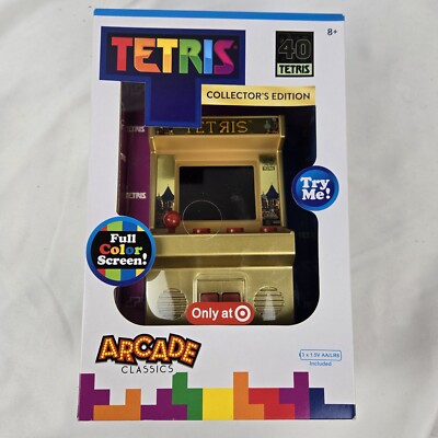 Tetris 40 Collector s Edition Gold Arcade Classics Basic Fun!