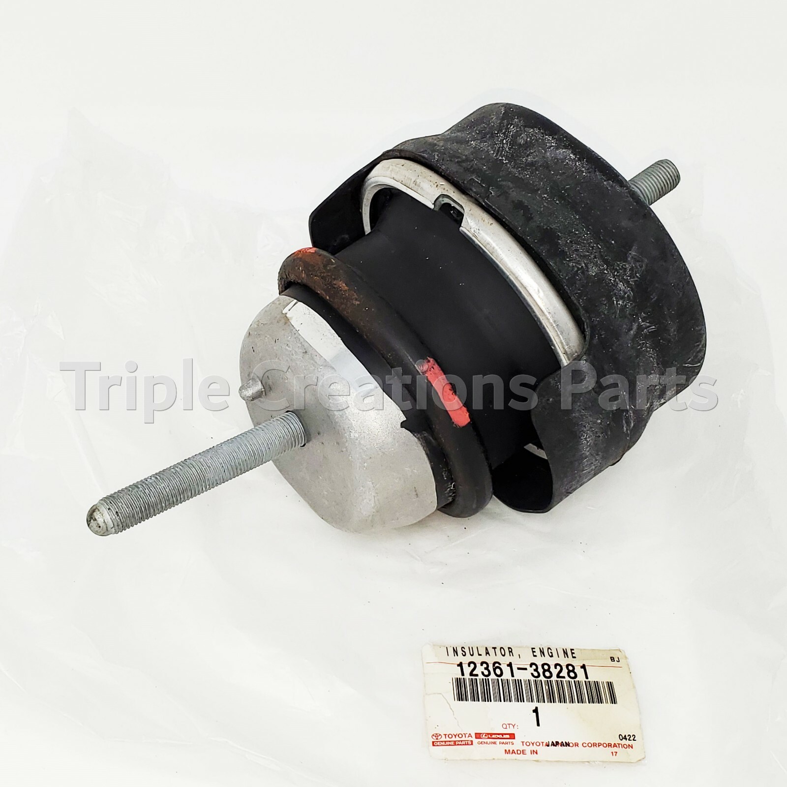 まーちん TOYOTA GENUINE 1236138281 INSULATOR, ENGINE MOUNTING, FRONT