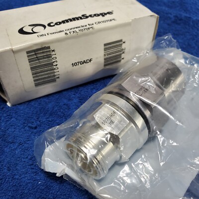 DIN Female Connector 1070ADF for CR1070PE & FXL1070PE 7/16 to 7/8 CommScope NOS