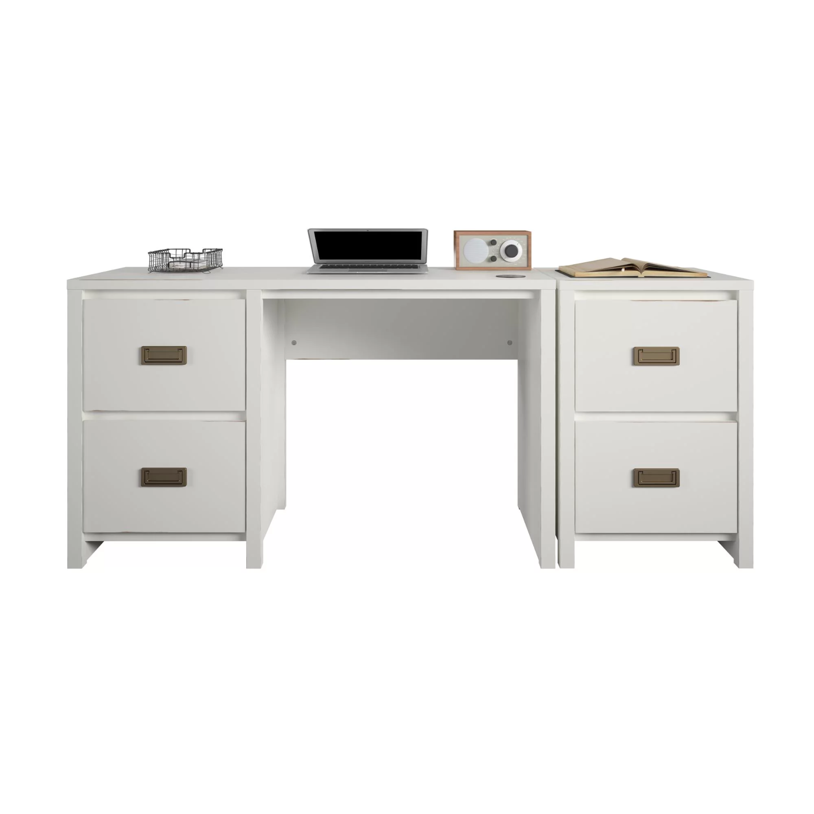 Little Seeds Monarch Hill Haven Single Pedestal Desk & Nightstand