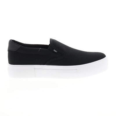 Женские черные парусиновые кроссовки Lugz Clipper на платформе WCLPPC-060 Lifestyle Sneakers