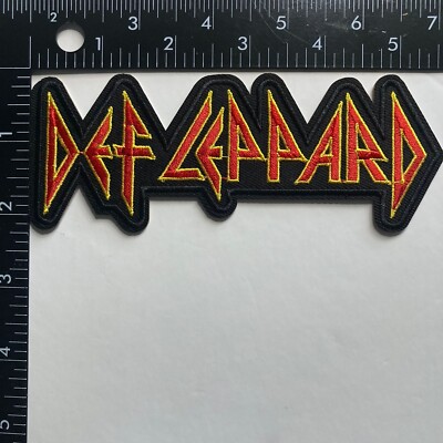 Def Leppard Patch Sew On/Iron On Embroidered Music Band