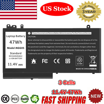 NGGX5 Battery For Dell Latitude E5270 E5470 E5570 Precision M3510 Series JY8DF