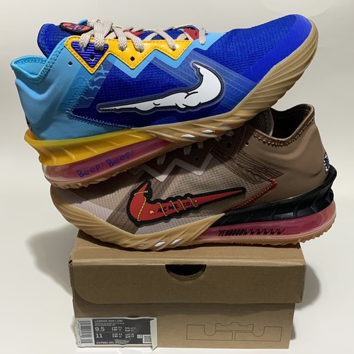 中古 SPACE PLAYERS × NIKE LEBRON 18 LOW Nike Space Jam x LeBron 18 Low EP 'Sylvester x Tweety