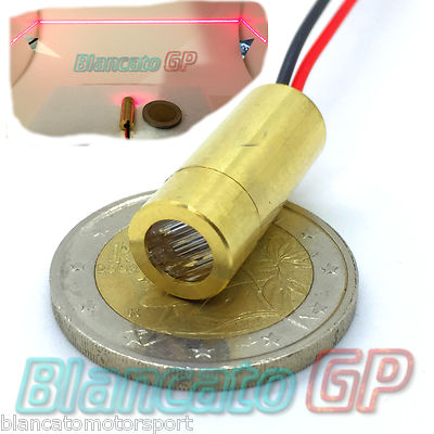 MODULO LASER INDUSTRIALE GENERATORE DI LINEA 5mW driver APC rame uso continuo