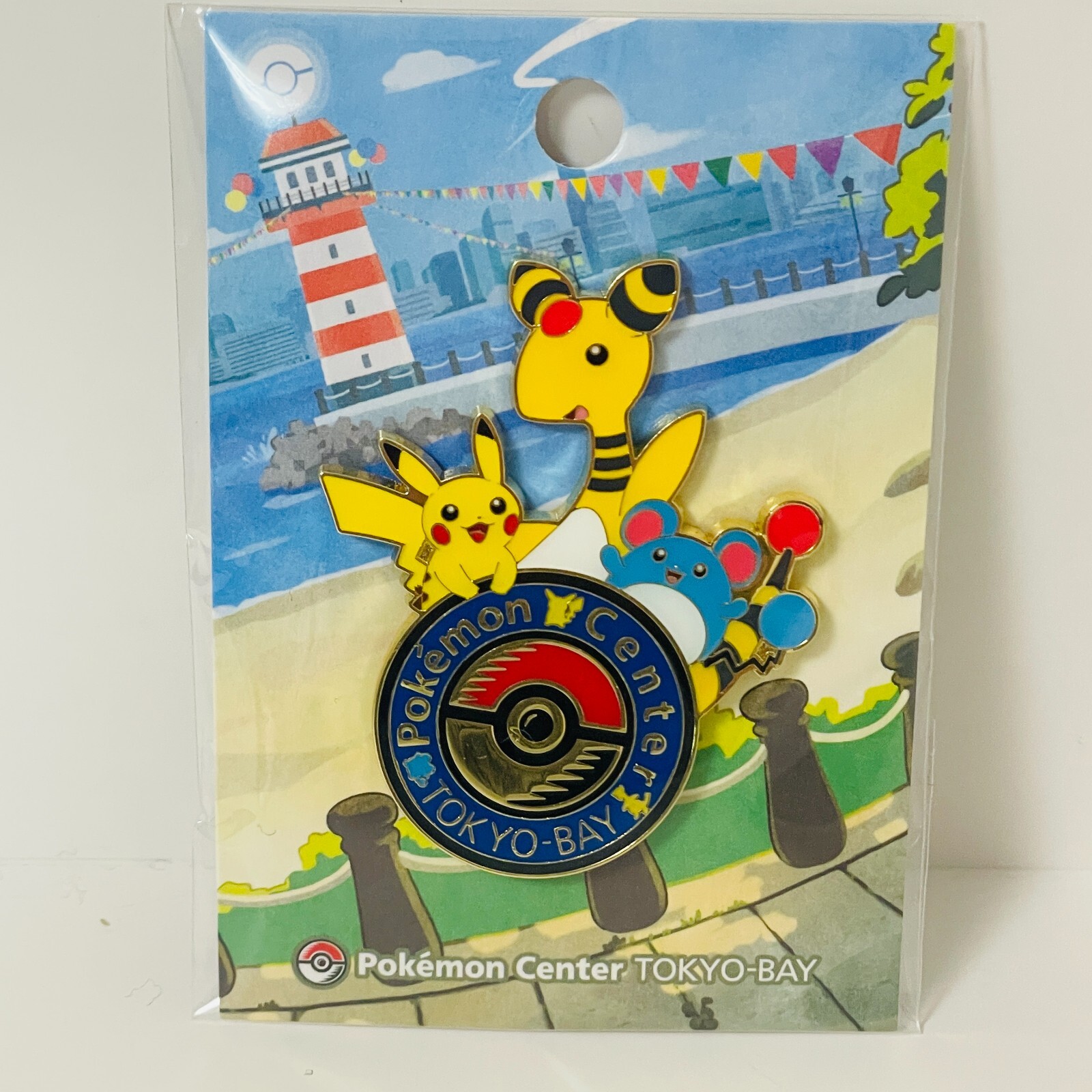 Pokemon Pin Pokemon Center TOKYO BAY Pikachu Ampharos