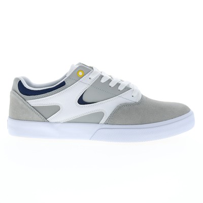 

DC Kalis Vulc ADYS300569-XWSS Мужские серые замшевые кроссовки на шнуровке Skate Shoes 11.5, Серый, DC Kalis Vulc