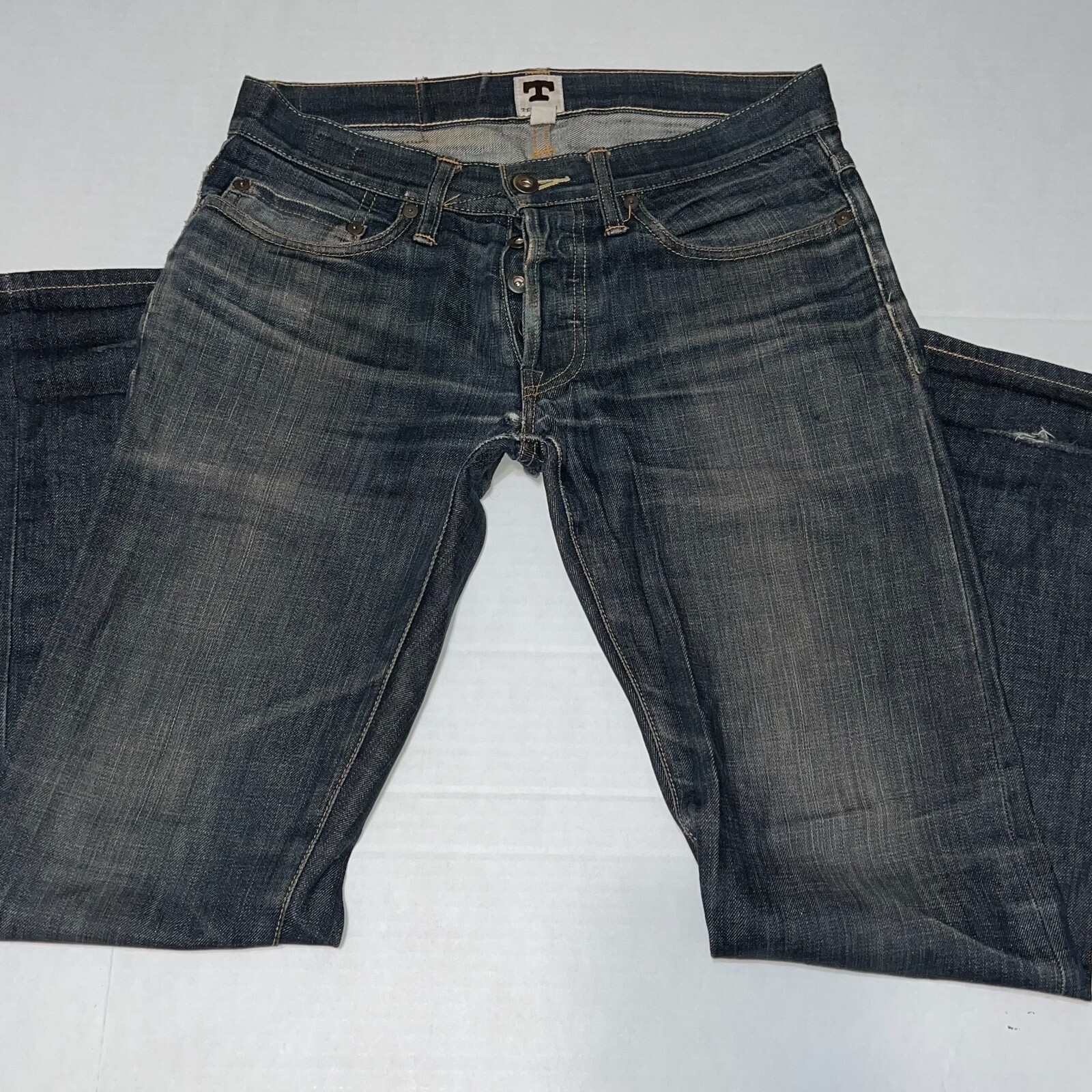 Tellason Stock Made in USA Men's 14 oz Cone Mills White Oak
