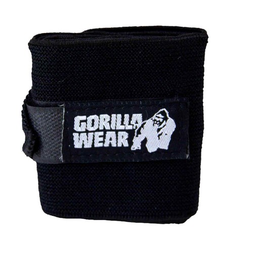 Gorilla Wear Wrist Wraps Basic - schwarz - Bodybuilding Fitness Accessoires