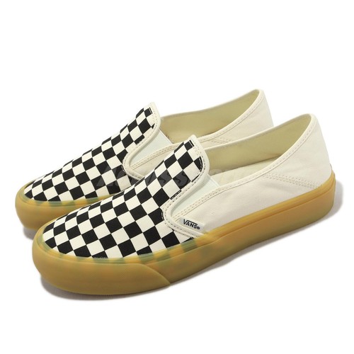 

Мужская повседневная обувь Vans Slip-On SF Checkerboard Black Marshmallow VN0A5HYQ1KP, Белый, Slip-on Sf