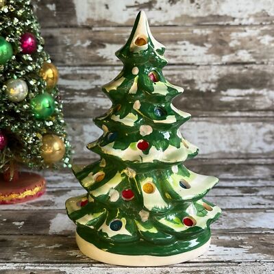 Vintage Holt Howard Reflector Christmas Tree Candleholder