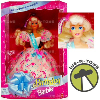Birthday Barbie Doll 1994 Mattel 12954 eBay