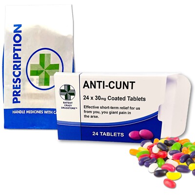 Pill Box Joke Prank with Jelly Beans Funny Novelty Gift