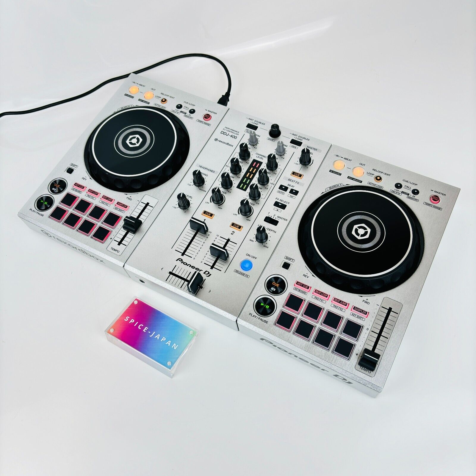 Pioneer DJ DDJ-400-S Silver Limited Color 2ch DJ Controller Pioneer DJ DDJ-400-S Silver Limited Color 2ch DJ Controller