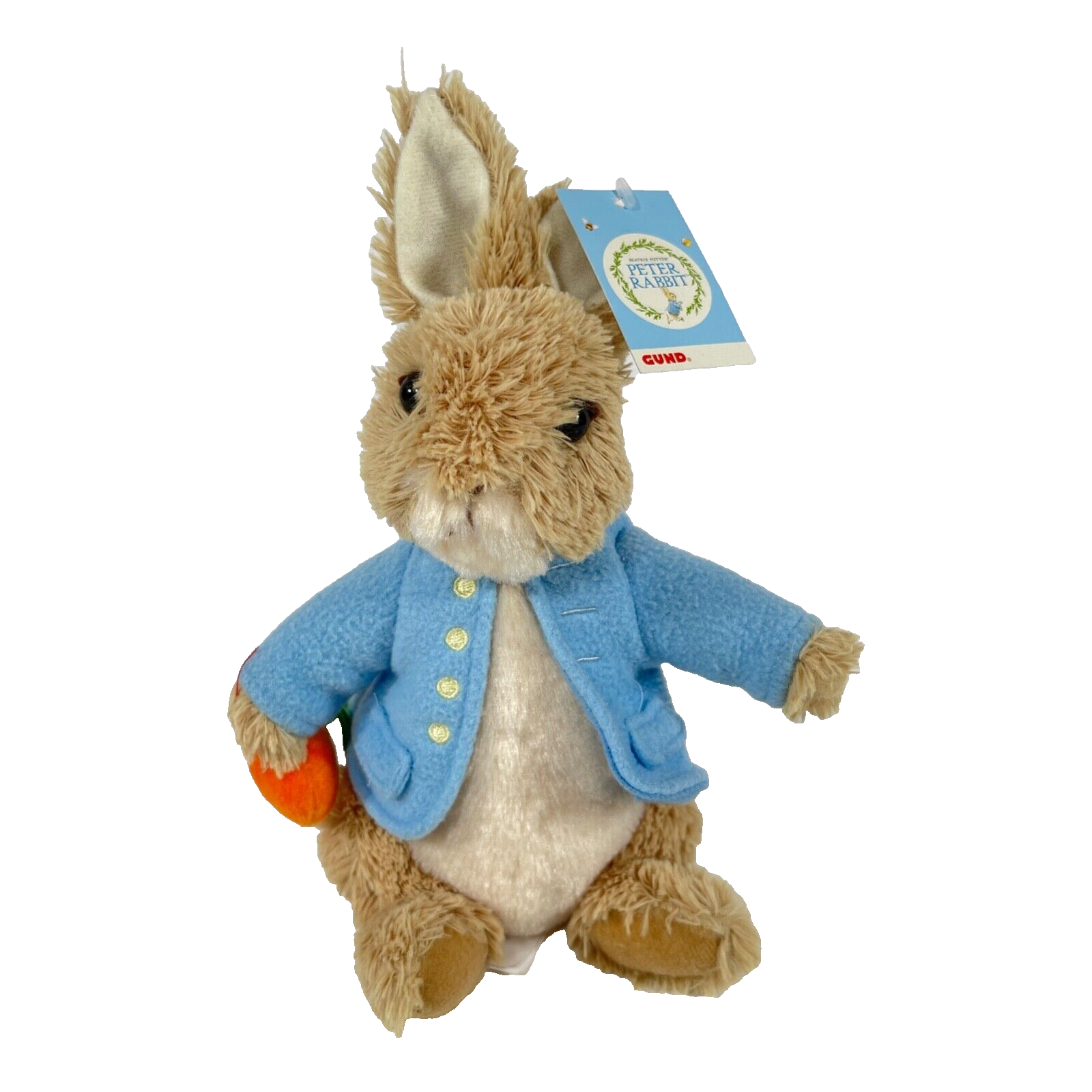 Gund Peter Rabbit Plush Beatrix Potter 7" Stuffed Toy 605224