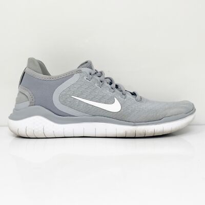 Nike Womens Free RN 2018 942837-003 Серые кроссовки для бега Размер 8,5