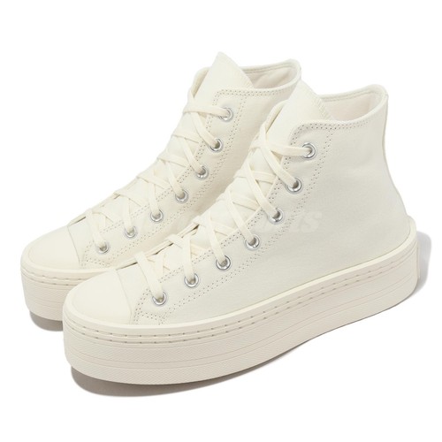 Бежевая женская повседневная обувь Converse Chuck Taylor All Star Modern Lift HI A06140C