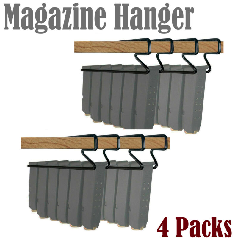 Gun Storage Solutions Universal Handgun Pistol Magazine Hanger Holder 4 Packs/H7