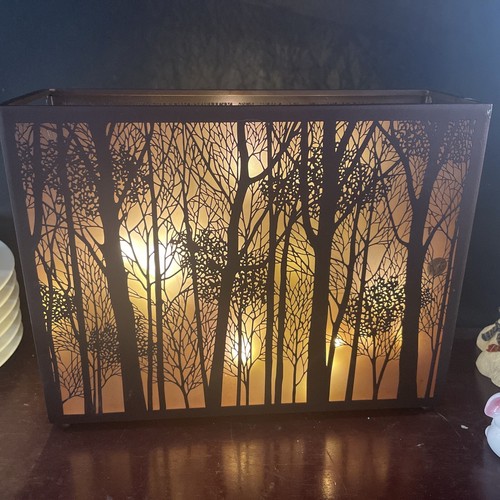 Yankee Candle Twilight Silhouette 4 Tealight Votive Tree Candle Holder #1567028