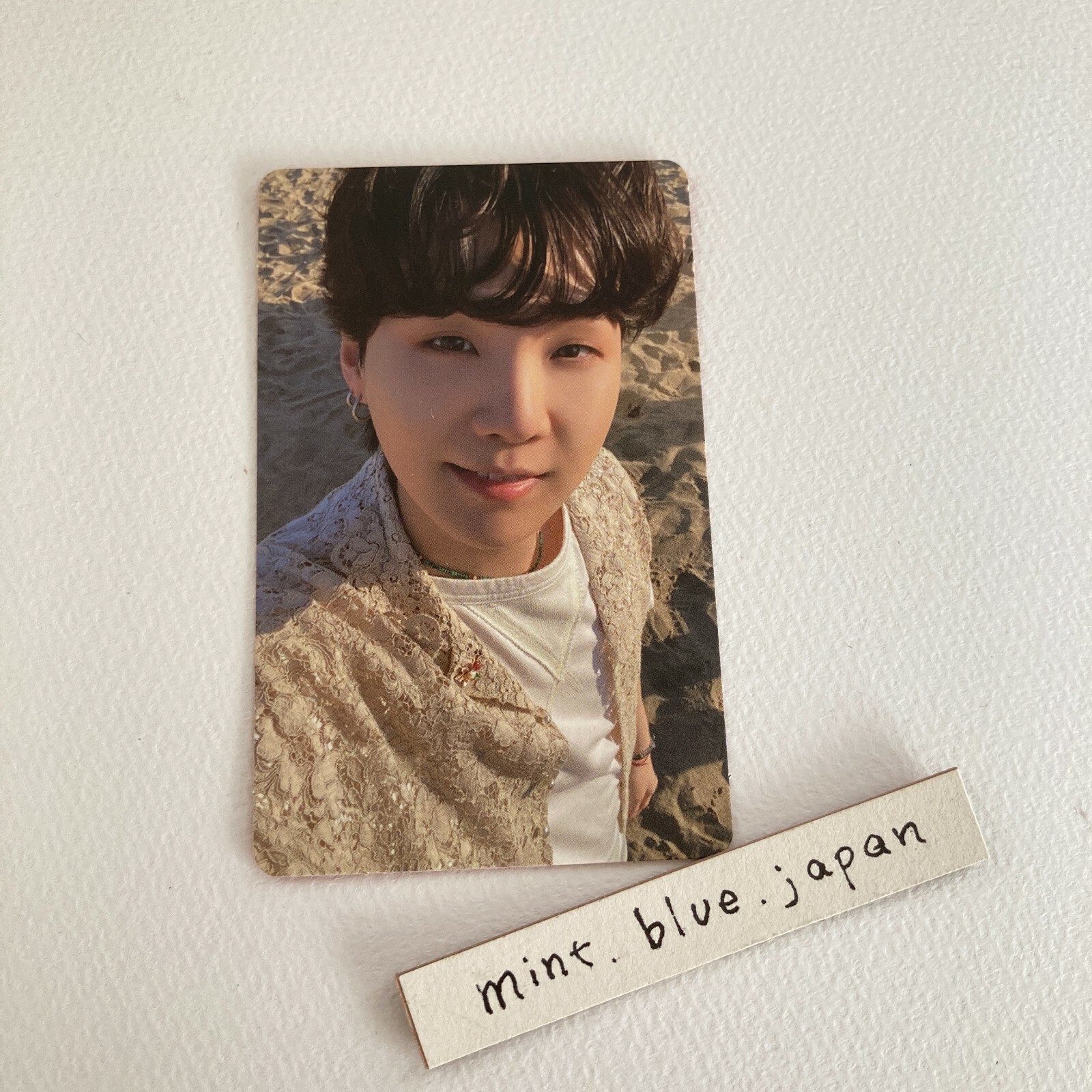 BTS Butter SUGA Official Photo card Peach version Genuine