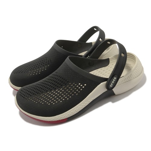 

Мужские сандалии унисекс Crocs Literide 360 Omber Marbled Clog Black цвета слоновой кости 208281-0C4, Черный, Literide 360 Omber Marbled Clog