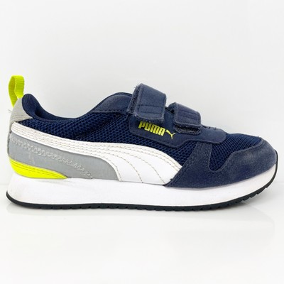 Puma Boys R78 373617-17 Синяя повседневная обувь Кроссовки Размер 1,5 C