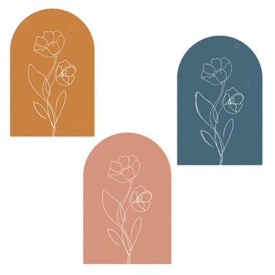 Erzwandaufkleber Hintergrunddekoration Kinderzimmer Home Office Boho Bogen Wall