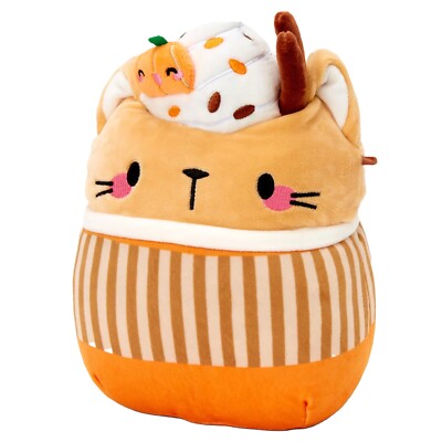 8'' Cinda the Pumpkin Spice Cat Squishmallow INHAND FASTSHIP