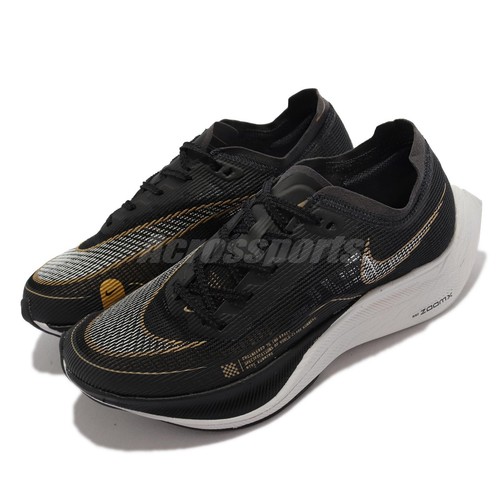 

Женские кроссовки Nike Wmns ZoomX Vaporfly Next% 2 Black Gold White CU4123-001, Черный, Wmns Zoomx Vaporfly Next% 2