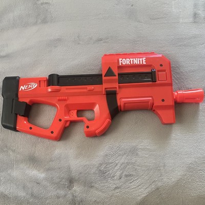 Nerf Fortnite F4106 Compact SMG Motorized Elite Dart Blaster Red