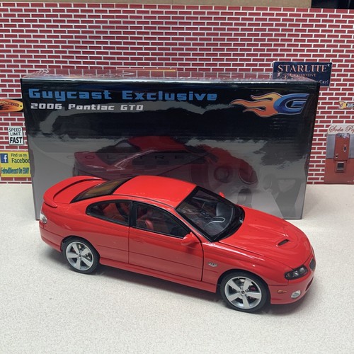 1/18 GMP GUYCAST 2006 Pontiac GTO Torrid Red W/ Red Interior