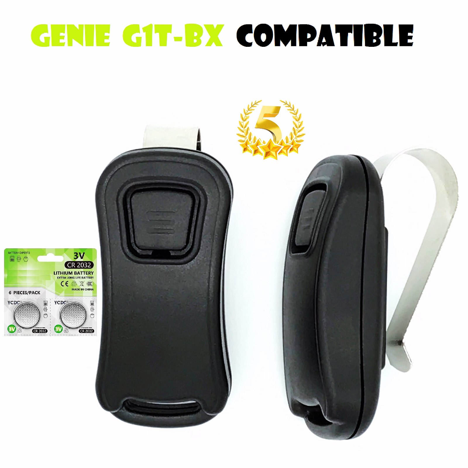 Genie Pro Max Pmx 500 Ic B Button Remote Control - Garage Door Opener