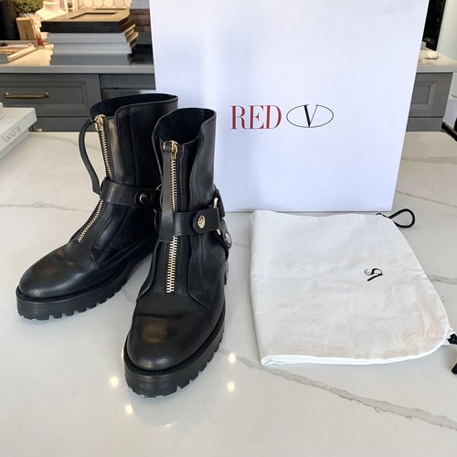 ミドルブーツ RED VALENTINO Women Boots WQ0S0E38ADW0NO BLACK RED VALENTINO(レッドヴァレンティノ) ブーツ(レディース