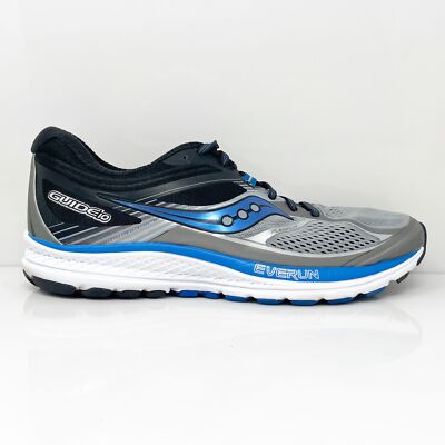 

Saucony Mens Guide 10 S20350-1 Серые кроссовки для бега, размер 11, Серый, Guide 10