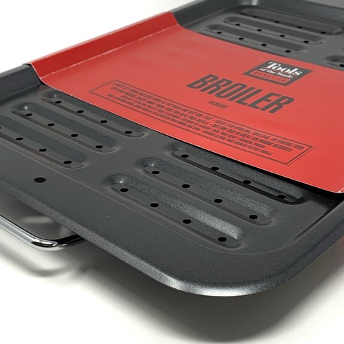 Tools Of the Trade - New Broiler Pan Tray Non-Stick 2-Piece Set Grill Or Bake!