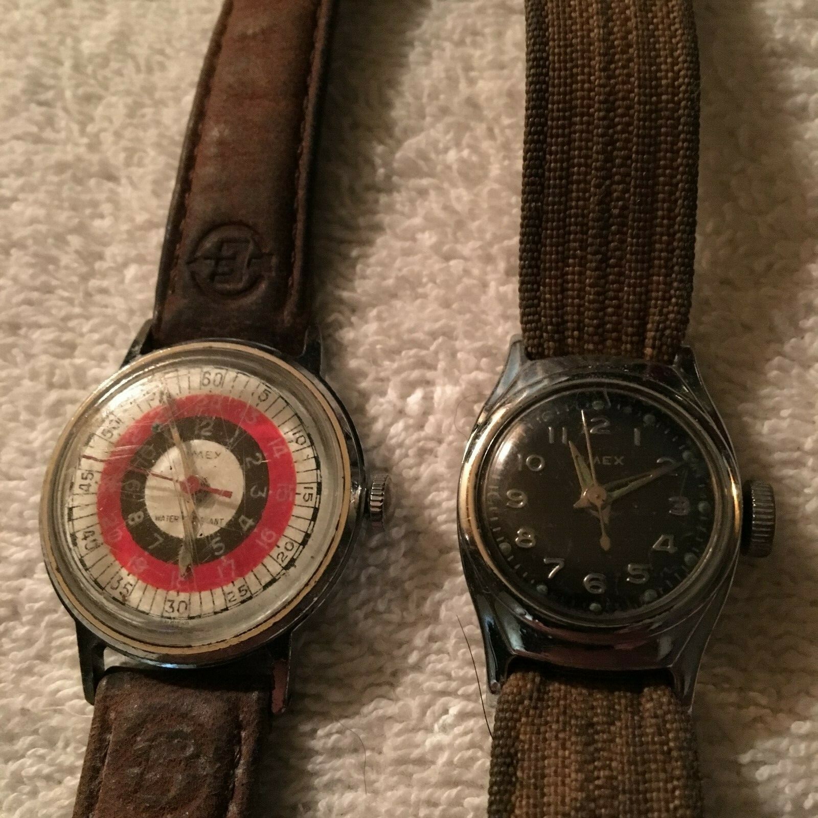 12 Vintage Watches All Running Except One Wind Ups and One Quartz