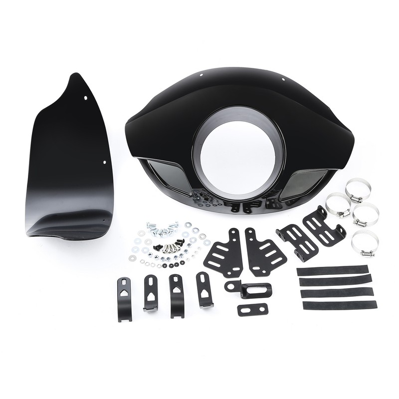 Headlight Fairing Windshield Fit For Harley Sportster Dyna Iron 883 Softail