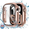 Tensea for Waterproof Apple Watch Screen Protector Case Series 11/10 42mm Accessories, iWatch Protective Face Cover with Tempered Glass Film for Women Men, Bumper Case for iPhone Watch 42 mm