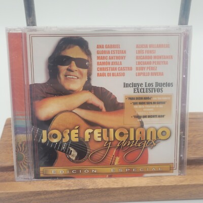 Brand New Sealed Jose Feliciano y Amigos Latin CD Universal Musica Latino