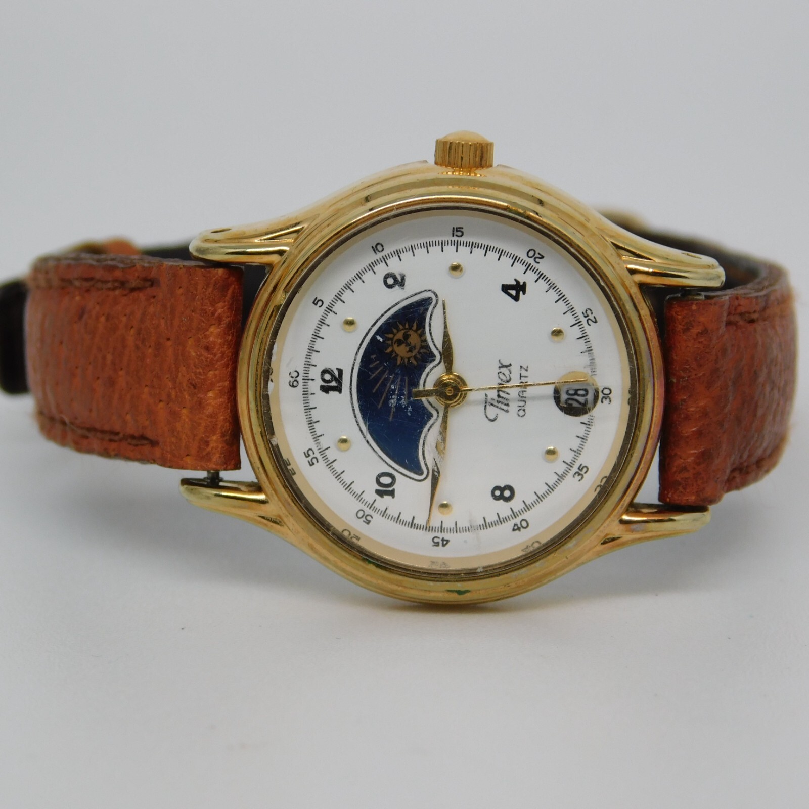 TIMEX タイメックス サン&ムーン 364T CELL Timex 364T Day/Night Calendar Quartz Watch Review - YouTube