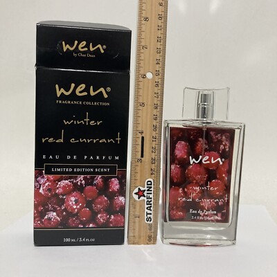 WEN Fragrances Chaz Dean Winter Red Currant EDP Eau de Parfum 3.4 fl oz 100mL  