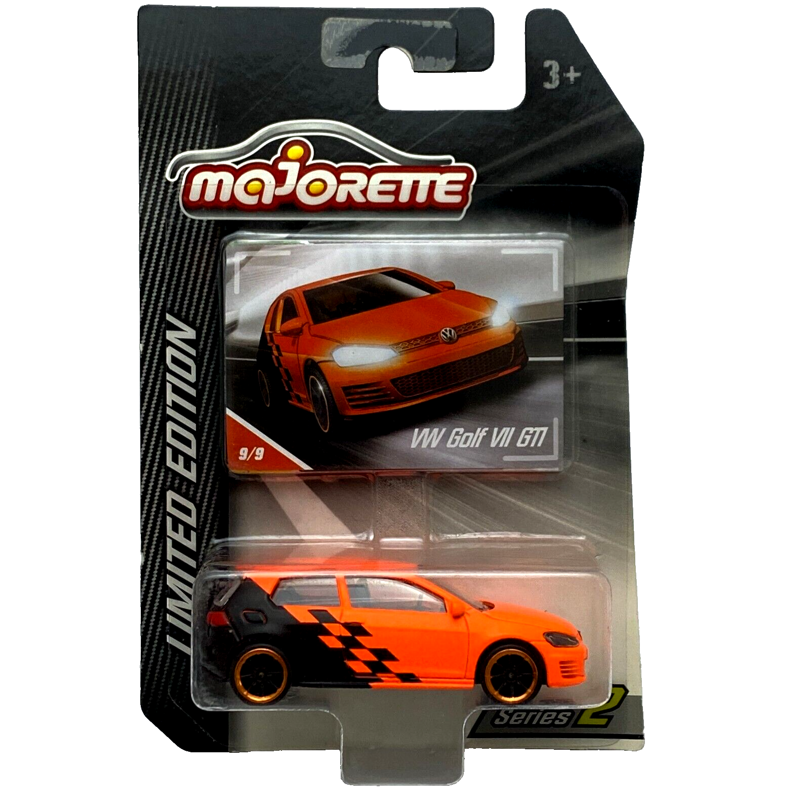 Volkswagen Golf VII GTI 7 Orange Majorette Limited Edition 2