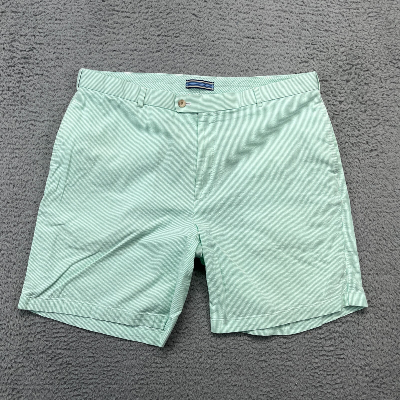Peter Millar Golf Chino Shorts Mens 40 Green White Micro