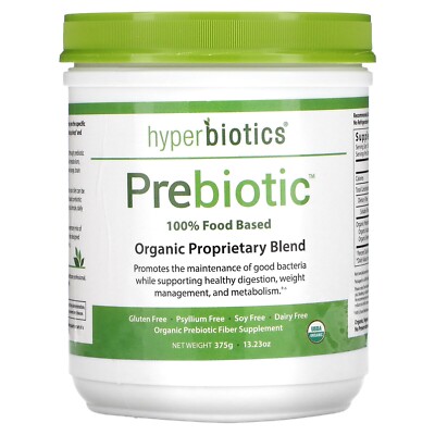 Hyperbiotics Prebiotic Organic Proprietary Blend 13 23 oz 375 g Dairy-Free